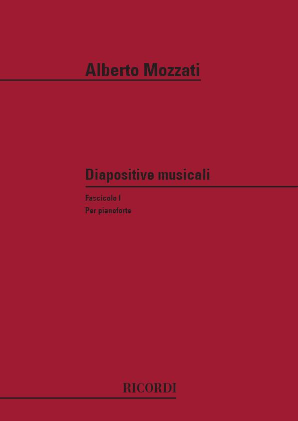 Diapositive Musicali. Fascicolo I - Per Pianoforte - pro klavír